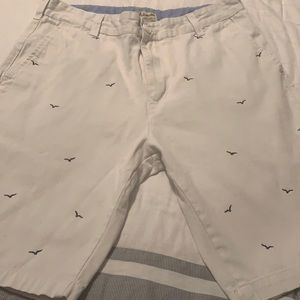 Men’s white shorts
